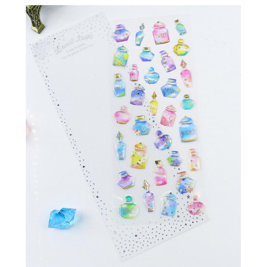 手帳 シール かわいい 12枚セット 手帳シール 手帳ステッカー シール デコシール キラキラ デコ おしゃれ 手帳用シール 送料無料 |  | 05