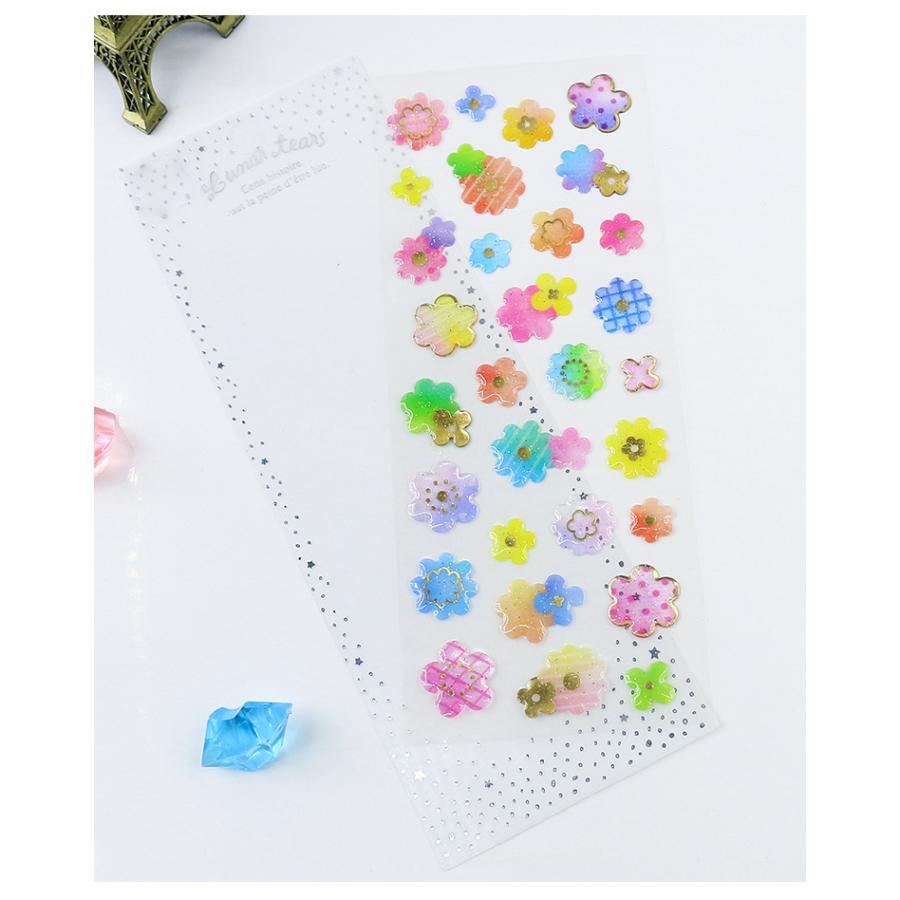 手帳 シール かわいい 12枚セット 手帳シール 手帳ステッカー シール デコシール キラキラ デコ おしゃれ 手帳用シール 送料無料 |  | 09