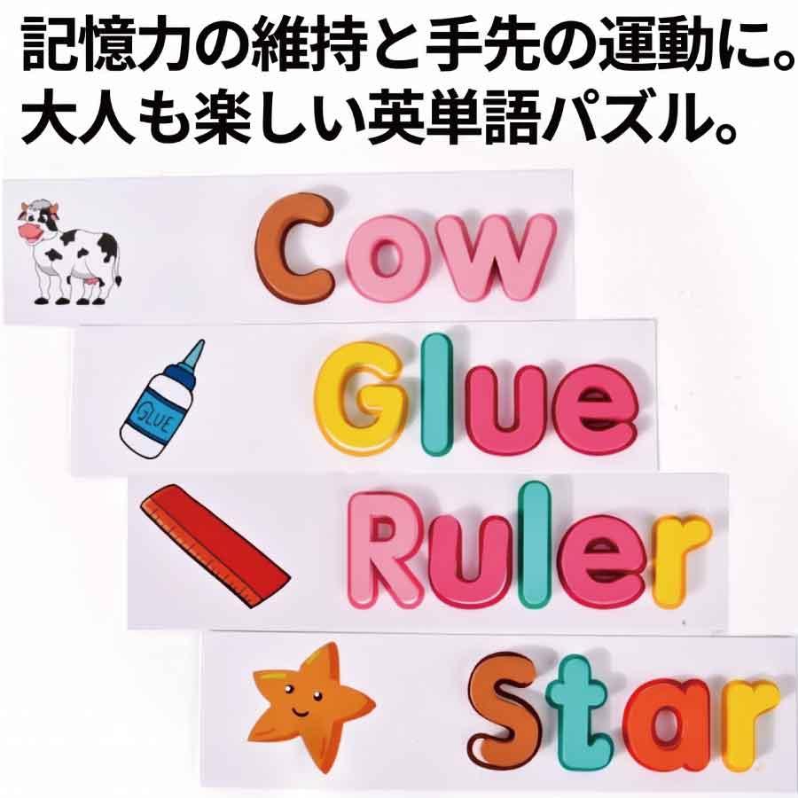 英語パズル シニア 脳活性 アルファベット 英単語 カード付き 指先運動 語彙力 認知トレーニング 大人の学び直し パズル 高齢者 ギフト |  | 02