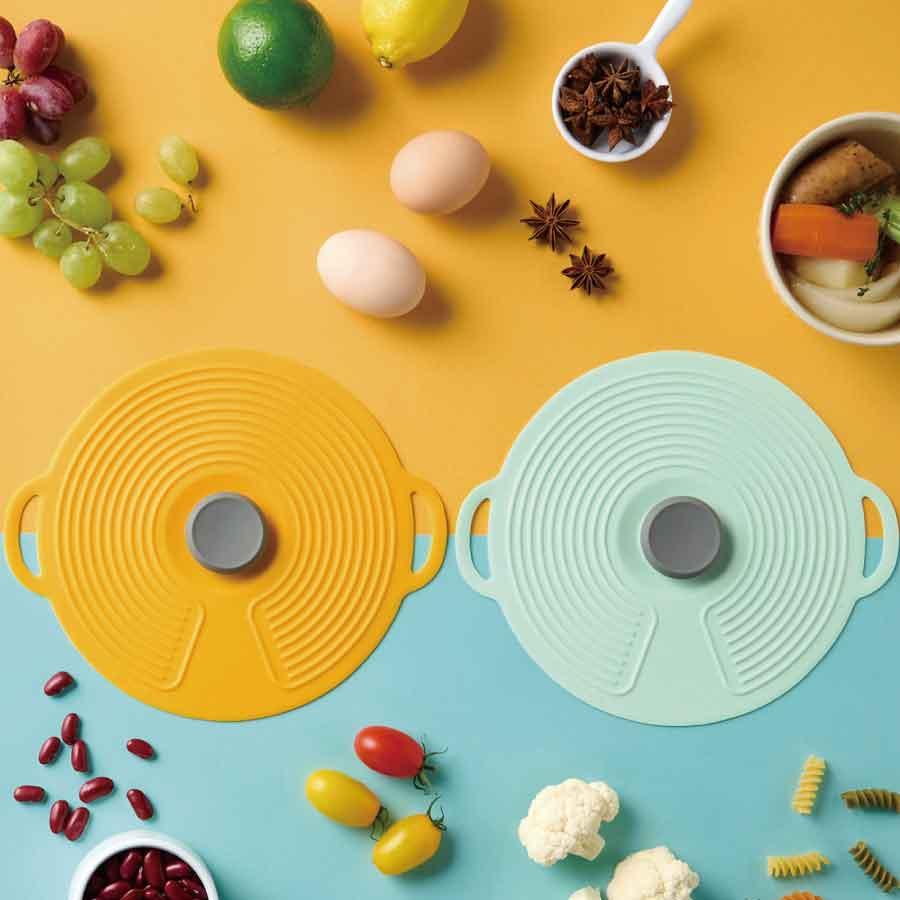 ラップ不要 電子レンジ対応 シリコン蓋 20cm 節約 時短 耐熱200℃ 食器にフィット 再利用エコカバー |  | 01