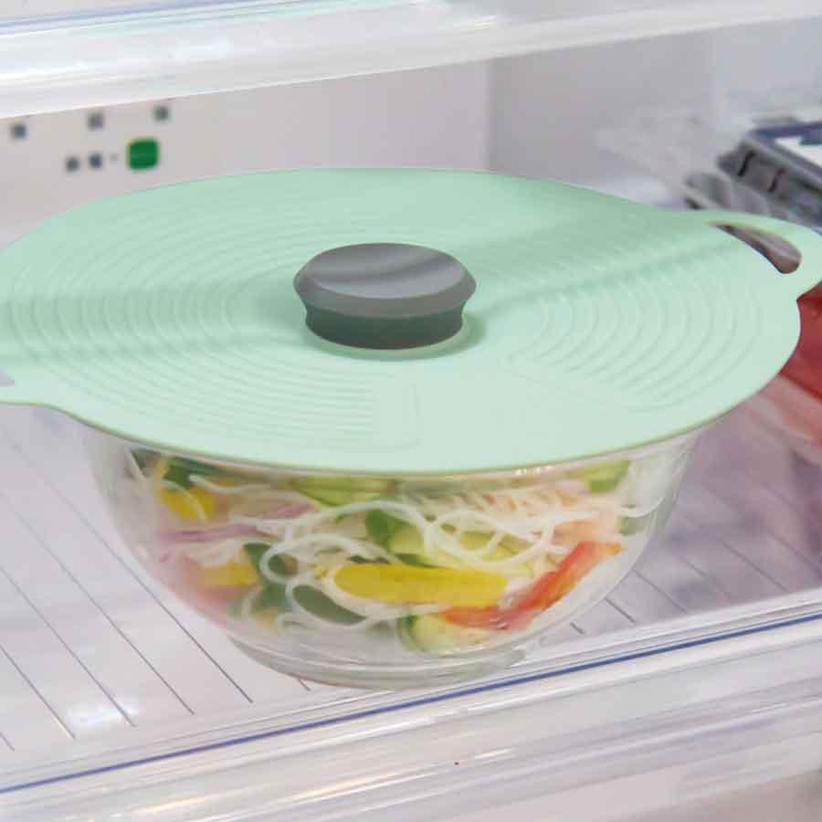 ラップ不要 電子レンジ対応 シリコン蓋 20cm 節約 時短 耐熱200℃ 食器にフィット 再利用エコカバー |  | 02