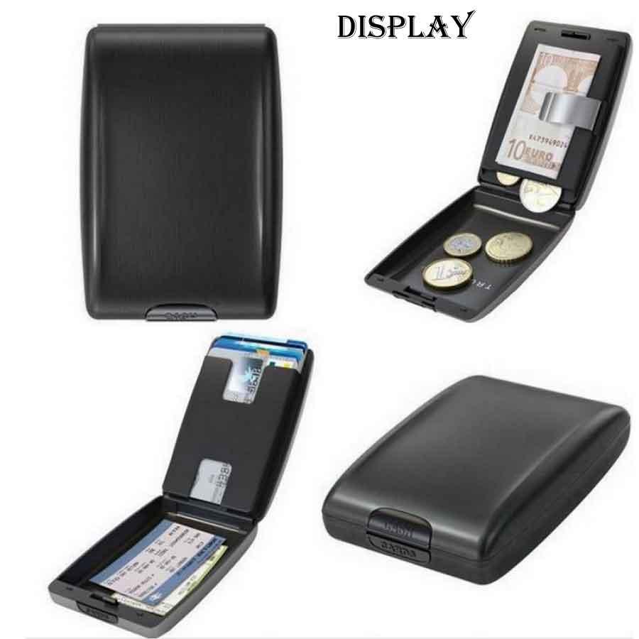 RFID スキミング防止 カードケース 大容量 メンズ レディース 小銭入れ付き じゃばら 3色 軽量 薄型 カード収納 ミニ財布 |  | 07