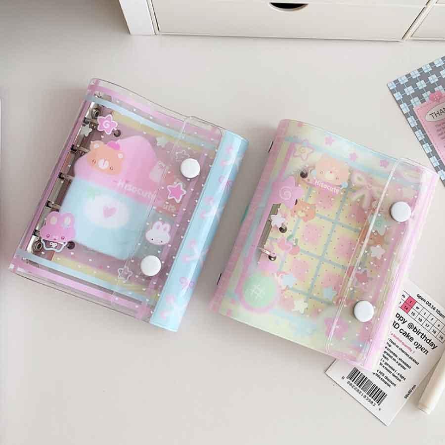 可愛いノート オープン ミニサイズノート かわいい 韓国風文具 パステル文具 文具 女の子 プレゼント 文房具 手帳 デコレーション リングノート 小さいサイズ |  | 07