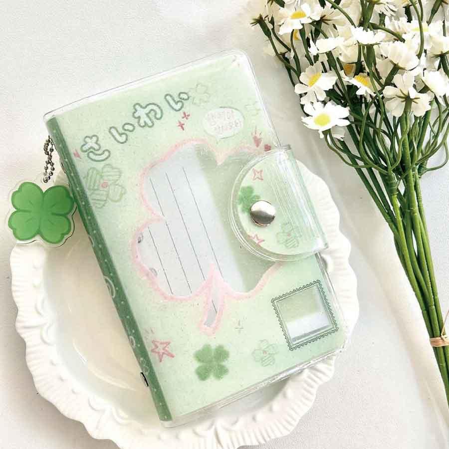 かわいい手帳セット シール収納ブック 可愛い 文具 小物 チャーム付き クリスマス プレゼント 誕生日 ギフト 子供 女の子 推し活グッズ 送料無料 |  | 05
