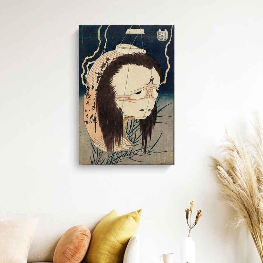 葛飾北斎 百物語 お岩さん 壁掛け 名画 ファブリック オシャレ インテリア アートパネル プレゼント 送料無料 |  | 02