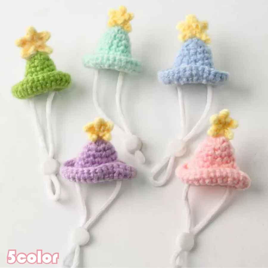 小動物用ニット帽 5カラー ハムスター 小鳥 ひよこ ハット 写真撮影 コスプレに最適 送料無料 |  | 03