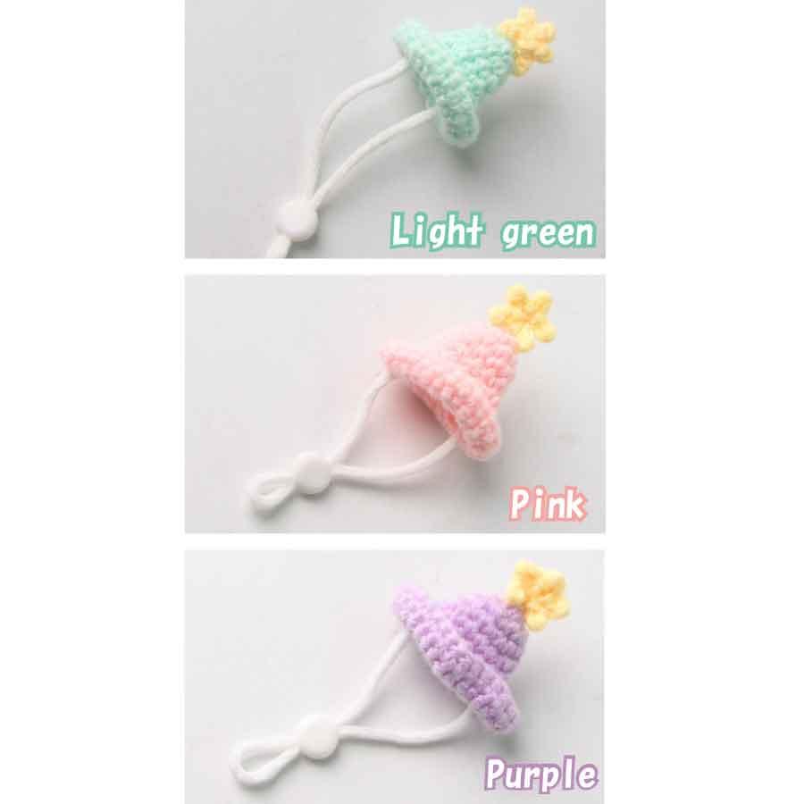 小動物用ニット帽 5カラー ハムスター 小鳥 ひよこ ハット 写真撮影 コスプレに最適 送料無料 |  | 06