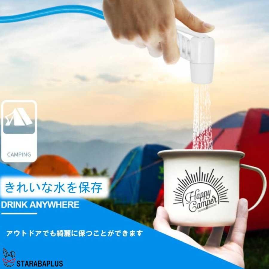 ポータブルシャワー 水タンク 給水 持ち運び ポンプ式 多用途 アウトドア キャンプ 釣り 登山 防災 大容量 高耐久 防水 避難 断水 ショルダー リュック 送料無料 |  | 01