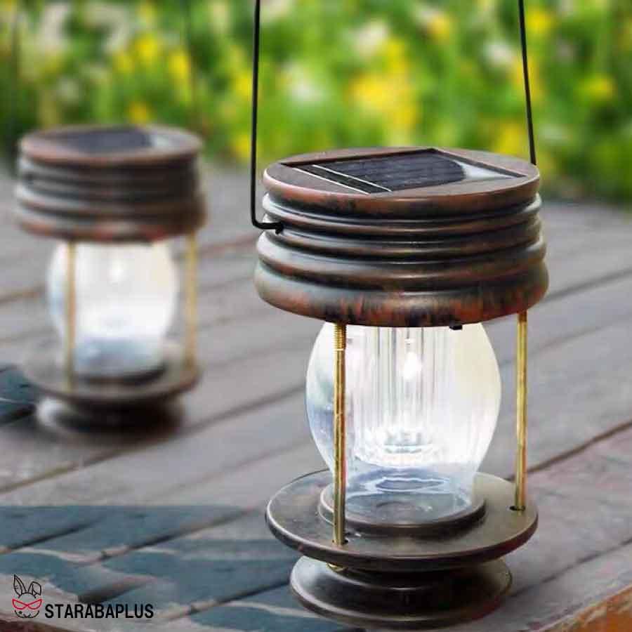 レトロ ランタン ガーデンライト LED ソーラー式 ソーラー充電  防水 ライト 光 自動 屋外照明 庭 ガーデン 長寿命 おしゃれ 送料無料 |  | 06