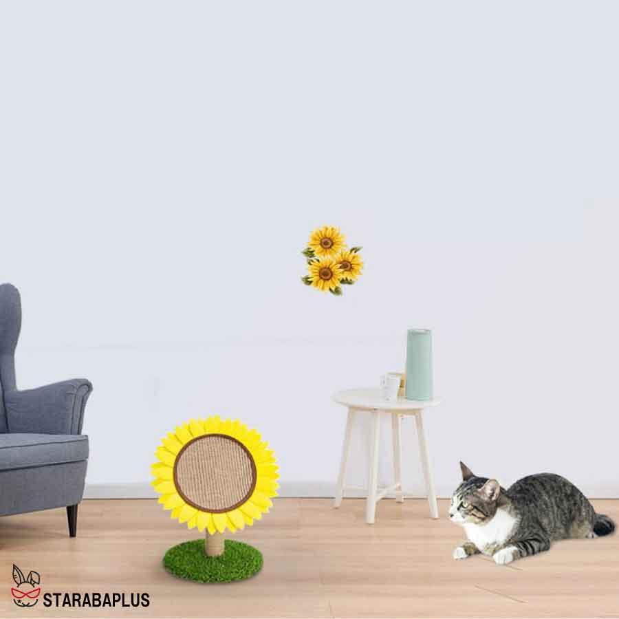 ひまわり 可愛い 猫用爪とぎ タワー インテリア 爪とぎ ストレス解消 送料無料 |  | 02