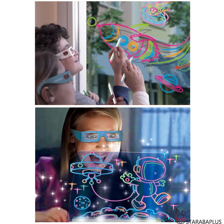 3Dお絵かき 飛び出る お絵かきボード おもちゃ ボード 女の子 男の子 誕生日 知育玩具 クリスマス プレゼント 送料無料 |  | 07