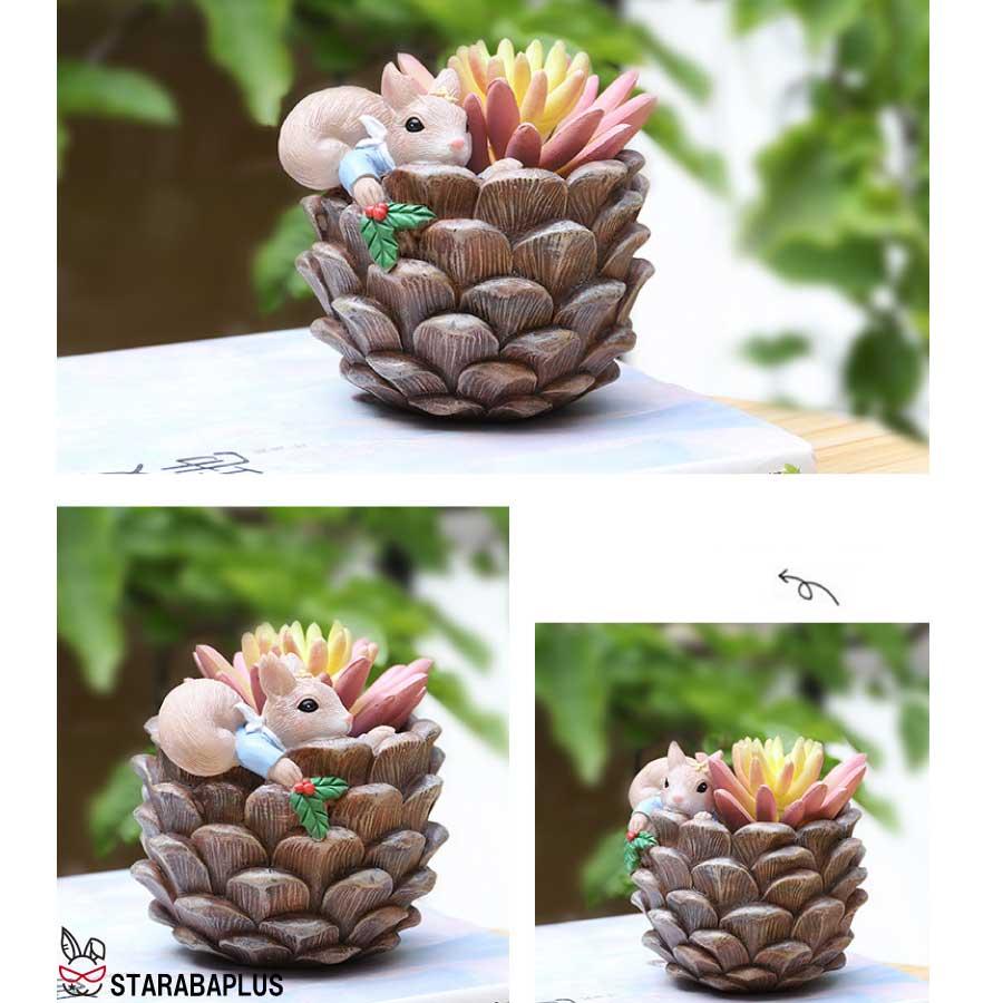 植木鉢 うさぎ ガーデニングオブジェ 鉢植え フラワープランター 多肉植物　サボテン ミニ プランター おしゃれ 可愛い 送料無料 |  | 07