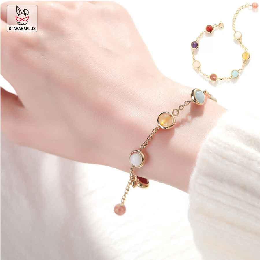 ブレスレット 水晶 アクセサリー 小物 キレイ 装飾 おしゃれ レディース 結婚式 パーティー 撮影 メール便 送料無料 | 