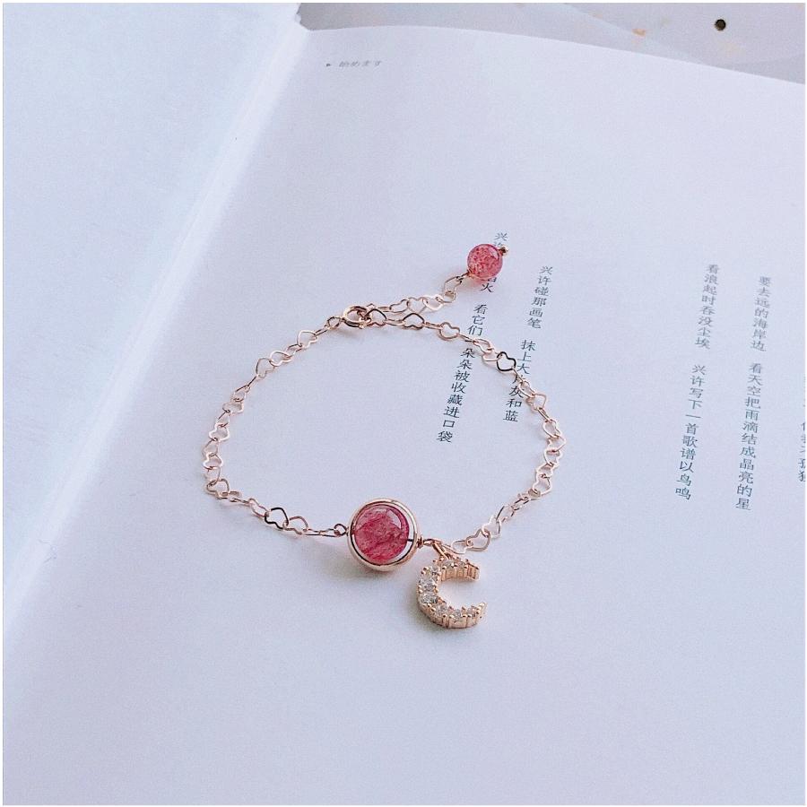 ピンク ブレスレット 2点セット 水晶 アクセサリー 小物 キレイ 装飾 おしゃれ プレゼント レディース 結婚式 パーティー 撮影 メール便 送料無料 |  | 03