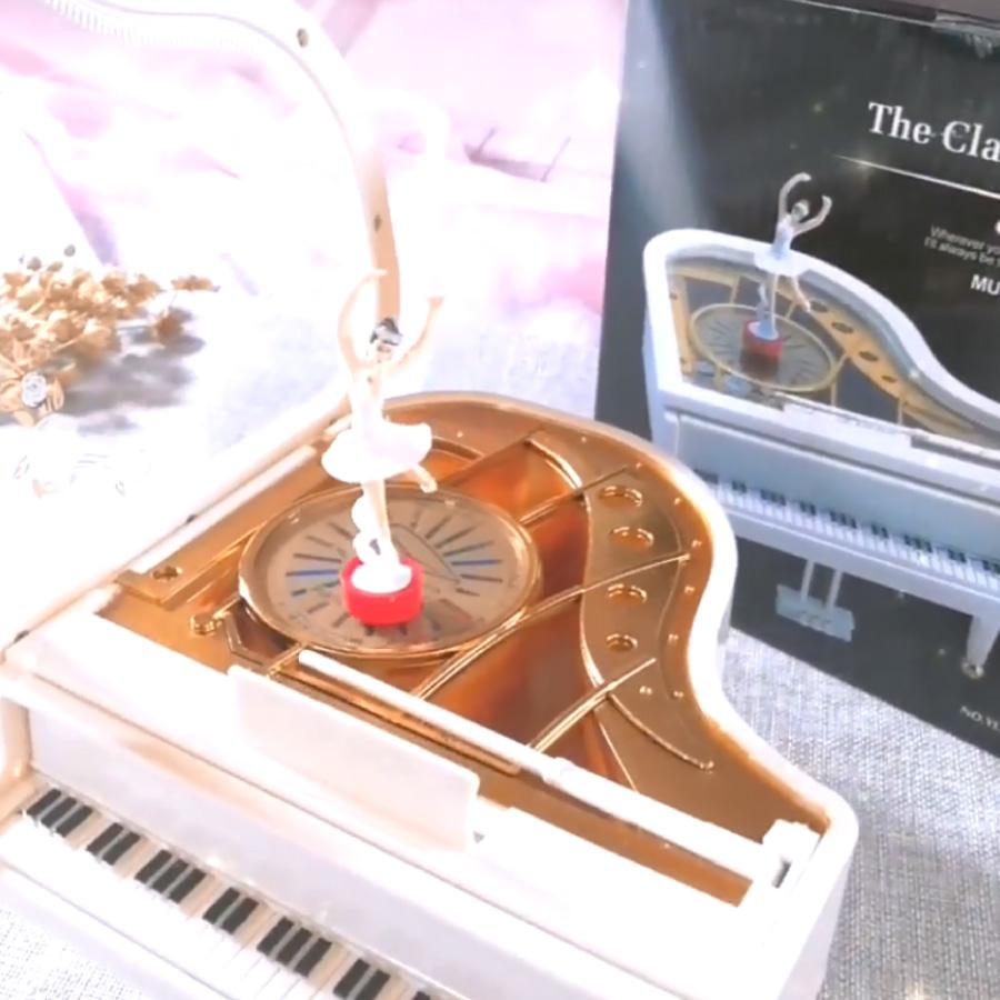 オルゴール バレリーナ ピアノ型 インテリア 癒し プレゼント 誕生日 お祝い 送料無料 |  | 06