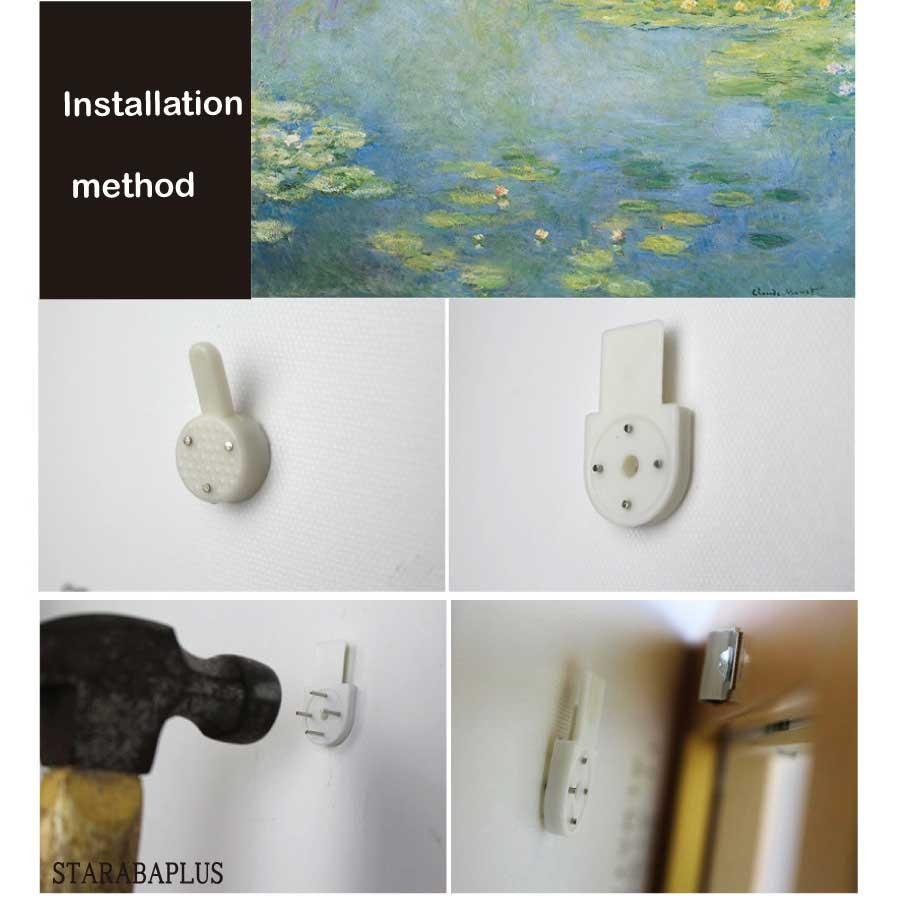 クロード・モネ 睡蓮 スイレン 油絵 風景画 壁掛け 名画 ファブリック パネル オシャレ インテリア アートパネル リビング プレゼント 送料無料 |  | 06