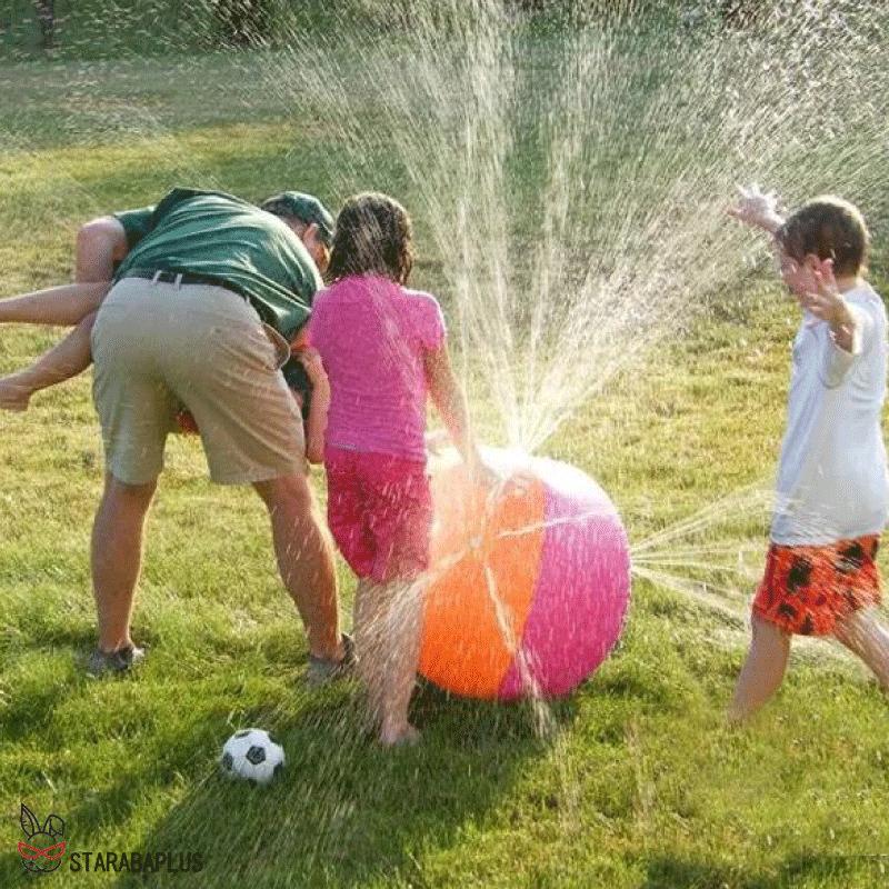 噴水おもちゃ ボール 水遊び ビーチボール バブルボール パーティー ビーチ 芝生 庭 アウトドア 夏対策 親子遊び 庭遊び 庭  送料無料 |  | 02