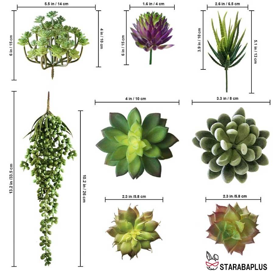 人工多肉植物 フェイクグリーン 16個セット 鉢植え リアル 装飾用 フェイク植物 人工アロエサボテン 多肉植物 茎 フェイク多肉植物  送料無料 |  | 04