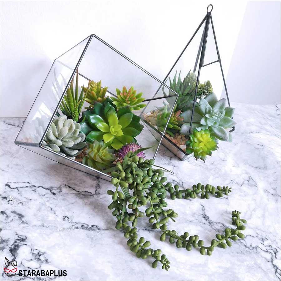 人工多肉植物 フェイクグリーン 16個セット 鉢植え リアル 装飾用 フェイク植物 人工アロエサボテン 多肉植物 茎 フェイク多肉植物  送料無料 |  | 05