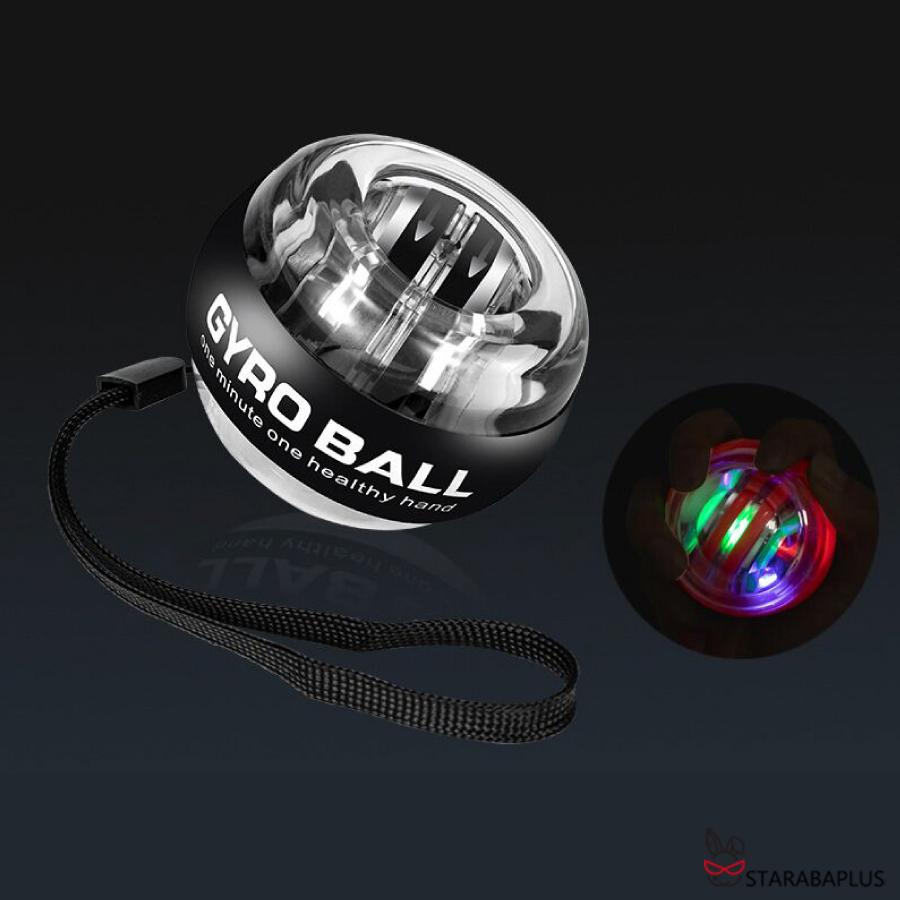 スナップボール オートスタット LED発光 手首 リストトレーナー 握力 腕力 筋力 トレーニング ジャイロ回転 自動回転 初心者 上級者 ストラップ付 送料無料 |  | 08