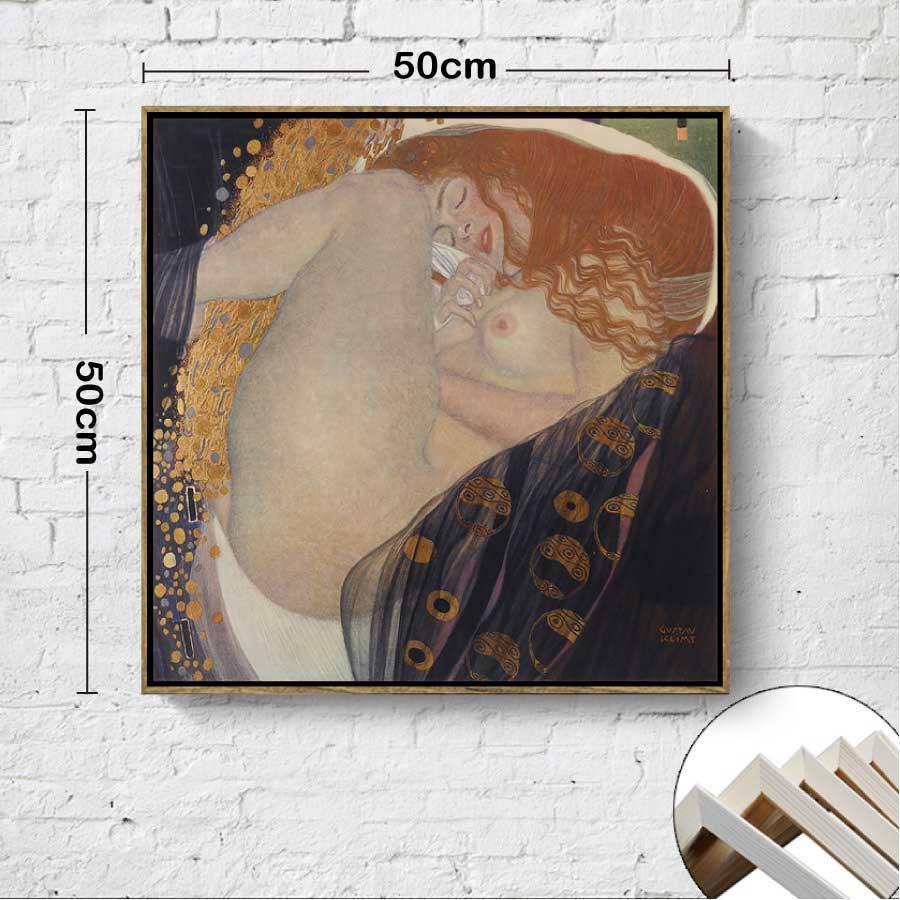 グスタフ クリムト ダナエ 枠付き 名画 絵画 インテリア 装飾 ホテル カフェ リビング ファブリック オシャレ インテリア アートパネル プレゼント 送料無料_6