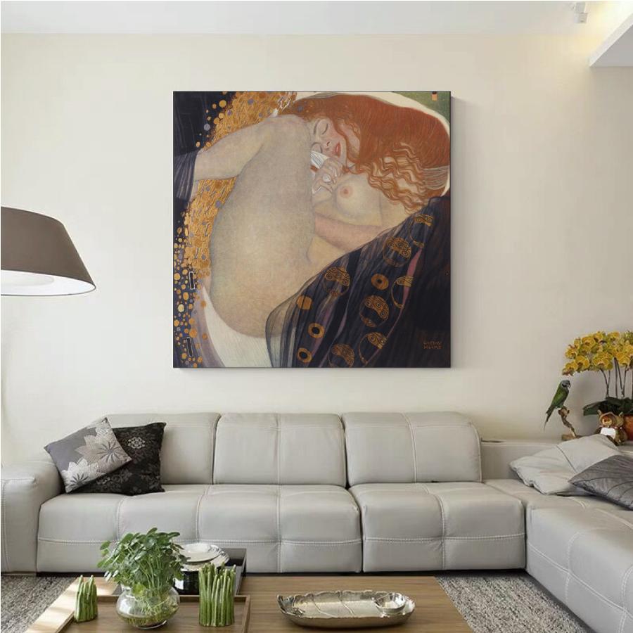 グスタフ クリムト ダナエ 名画 絵画 インテリア 装飾 ホテル カフェ リビング ファブリック オシャレ インテリア アートパネル プレゼント 送料無料 |  | 01
