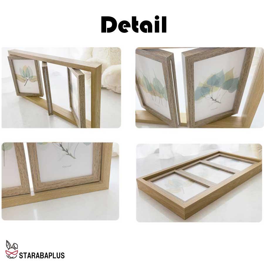 回転 ターン 6面 フォトフレーム  卓上 かわいい Ｌ判 6枚 両面 ディスプレイ おしゃれ 写真立て 写真  送料無料 |  | 02