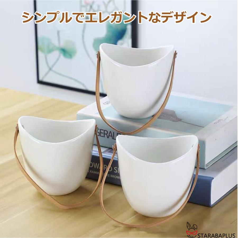 ハンギングプランター ハンギングバスケット 吊り下げ 鉢 観葉植物 植木鉢 ポット セラミック インテリア 屋内屋外  送料無料 |  | 04