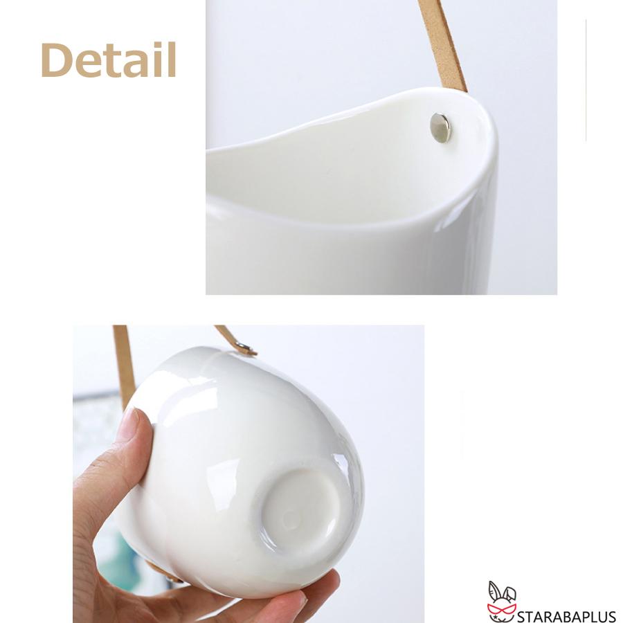 ハンギングプランター ハンギングバスケット 吊り下げ 鉢 観葉植物 植木鉢 ポット セラミック インテリア 屋内屋外  送料無料 |  | 06