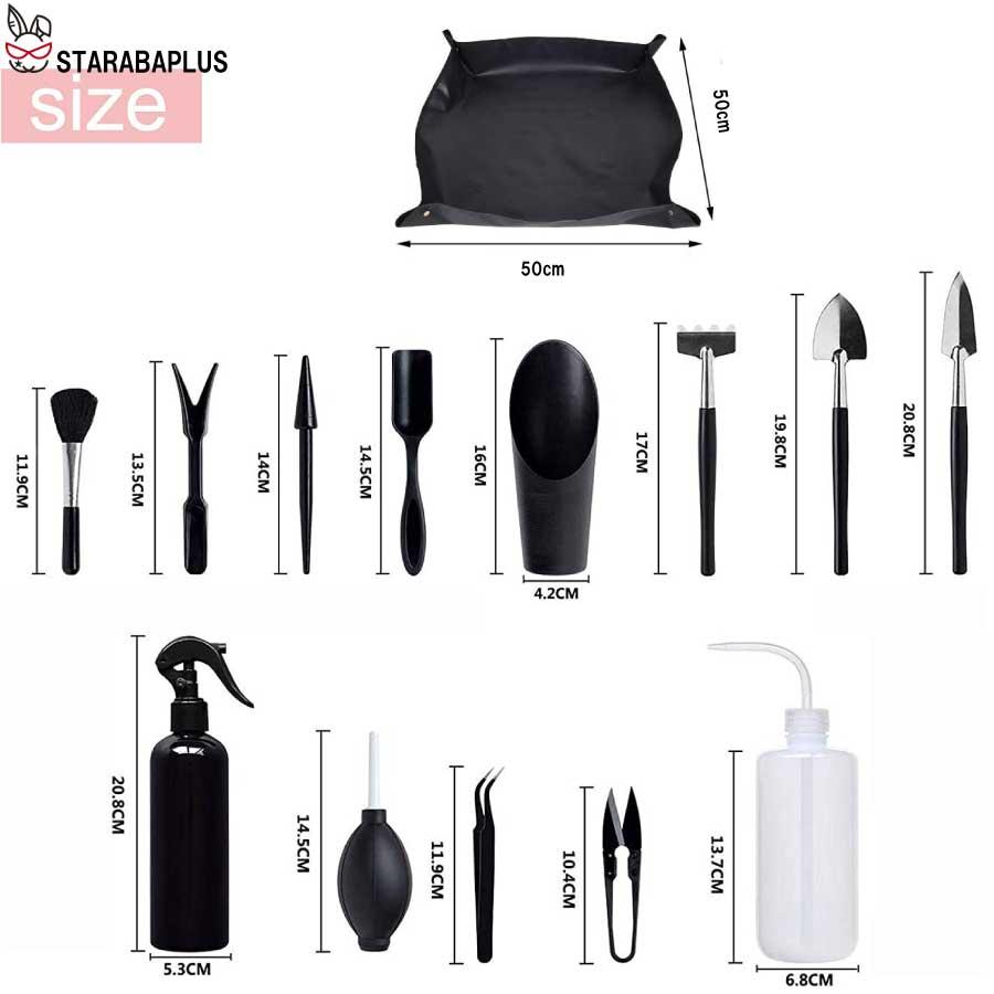 ガーデニング ミニツール 15点セット 多肉植物 観葉植物 室内 園芸用品 寄せ植え 多用途組み合わせ ハンドスコップ ミニチュアガーデン 送料無料 |  | 02