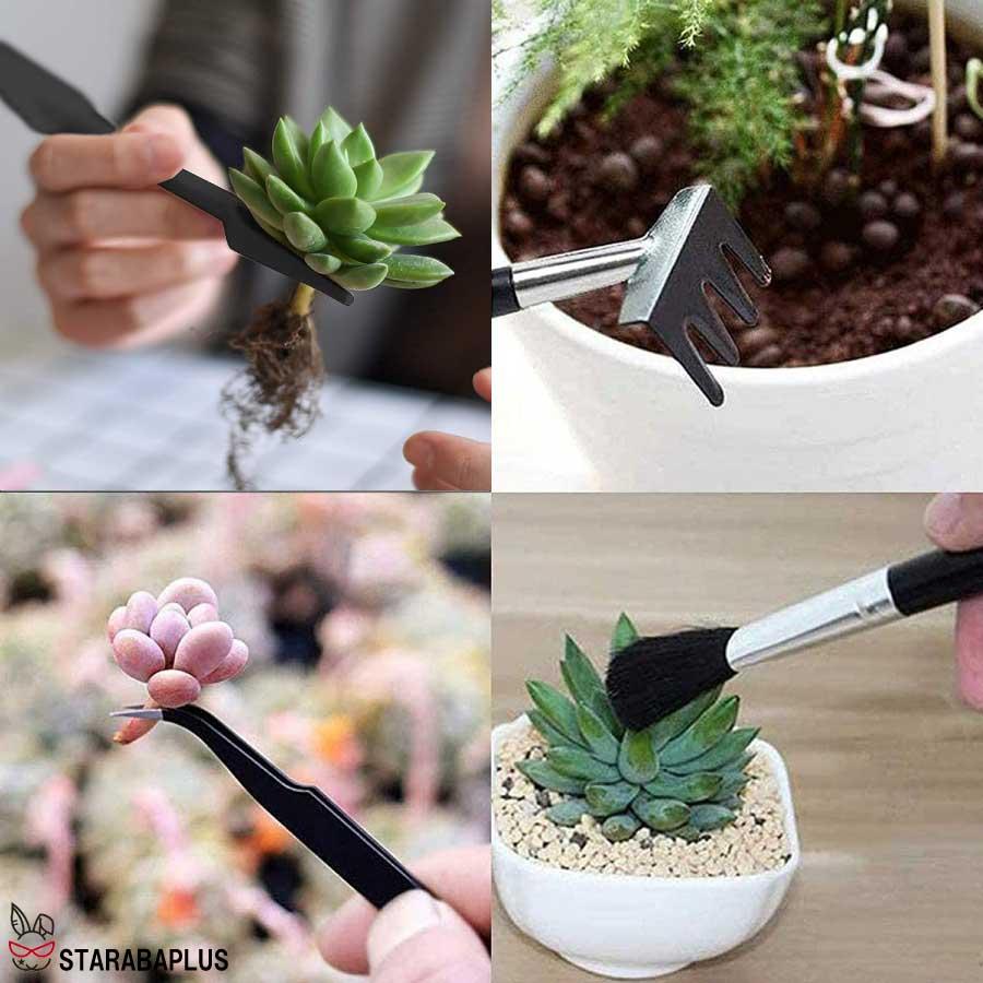 ガーデニング ミニツール 15点セット 多肉植物 観葉植物 室内 園芸用品 寄せ植え 多用途組み合わせ ハンドスコップ ミニチュアガーデン 送料無料 |  | 09