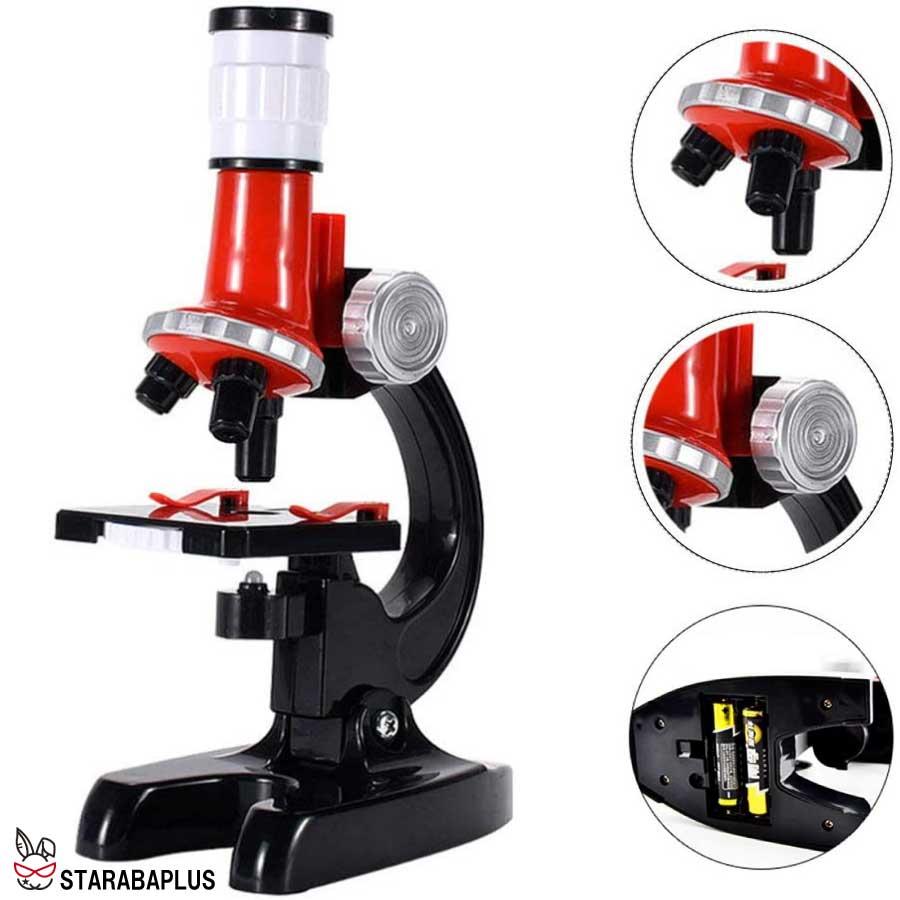 顕微鏡 子供 顕微鏡セット 高倍率 初心者 マイクロスコープ ミニ顕微鏡 LED照明付き プレゼント 小学生 中学生 高校生 科学実験学習 おもちゃ 送料無料 |  | 03