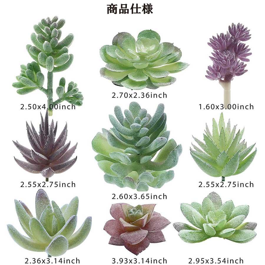 人工多肉植物 フェイクグリーン プレミアム 18個セット 鉢植え リアル 装飾用 フェイク植物 人工アロエサボテン 多肉植物 茎 フェイク多肉植物  送料無料 |  | 02