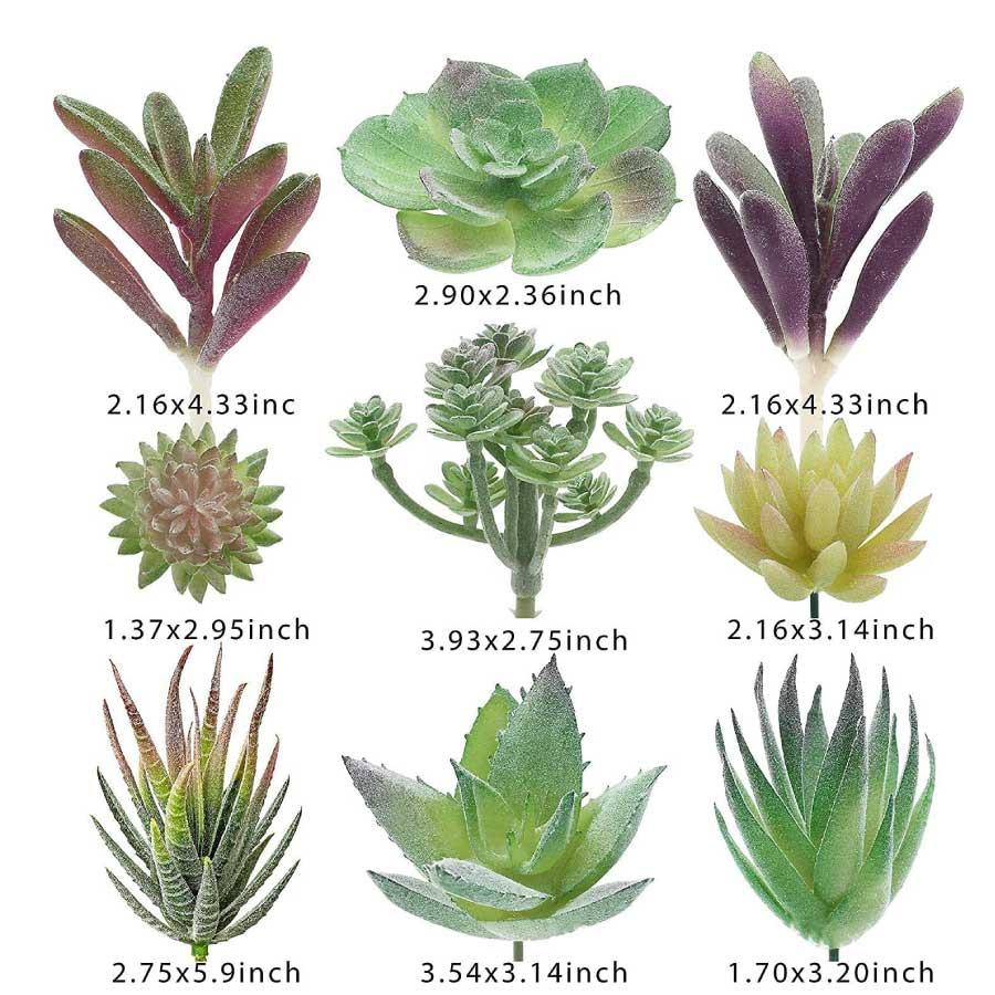 人工多肉植物 フェイクグリーン プレミアム 18個セット 鉢植え リアル 装飾用 フェイク植物 人工アロエサボテン 多肉植物 茎 フェイク多肉植物  送料無料 |  | 03