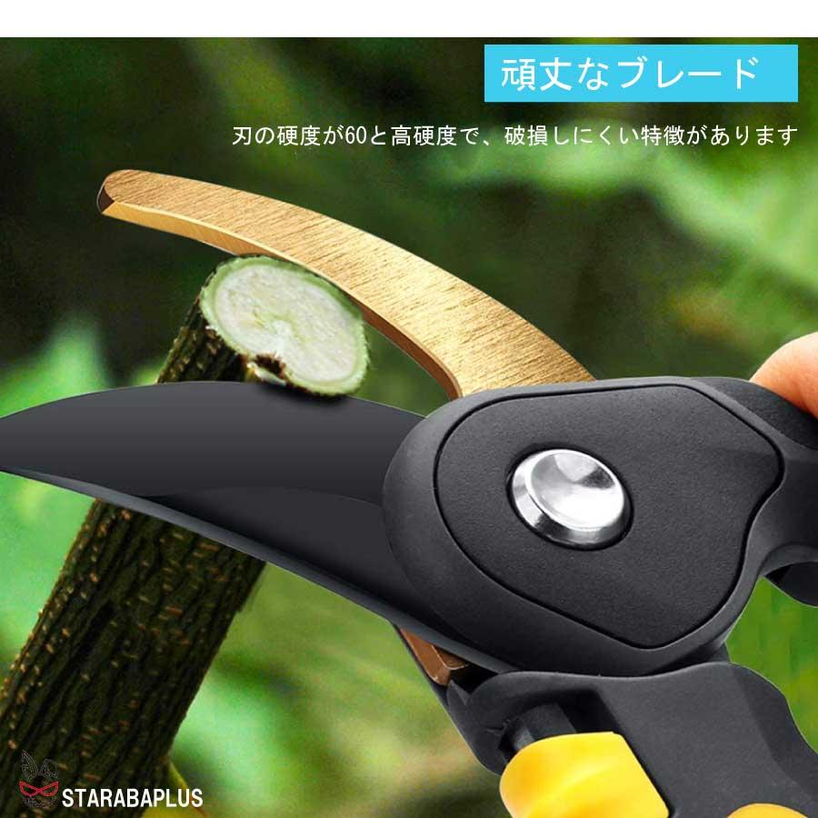 剪定ばさみ プロ仕様  高耐久 剪定鋏 園芸用はさみ 果樹 庭木の剪定 盆栽35mm ハサミ 庭 ガーデン 枝切り 枝切りばさみ ロック 作業 庭木 送料無料 |  | 07