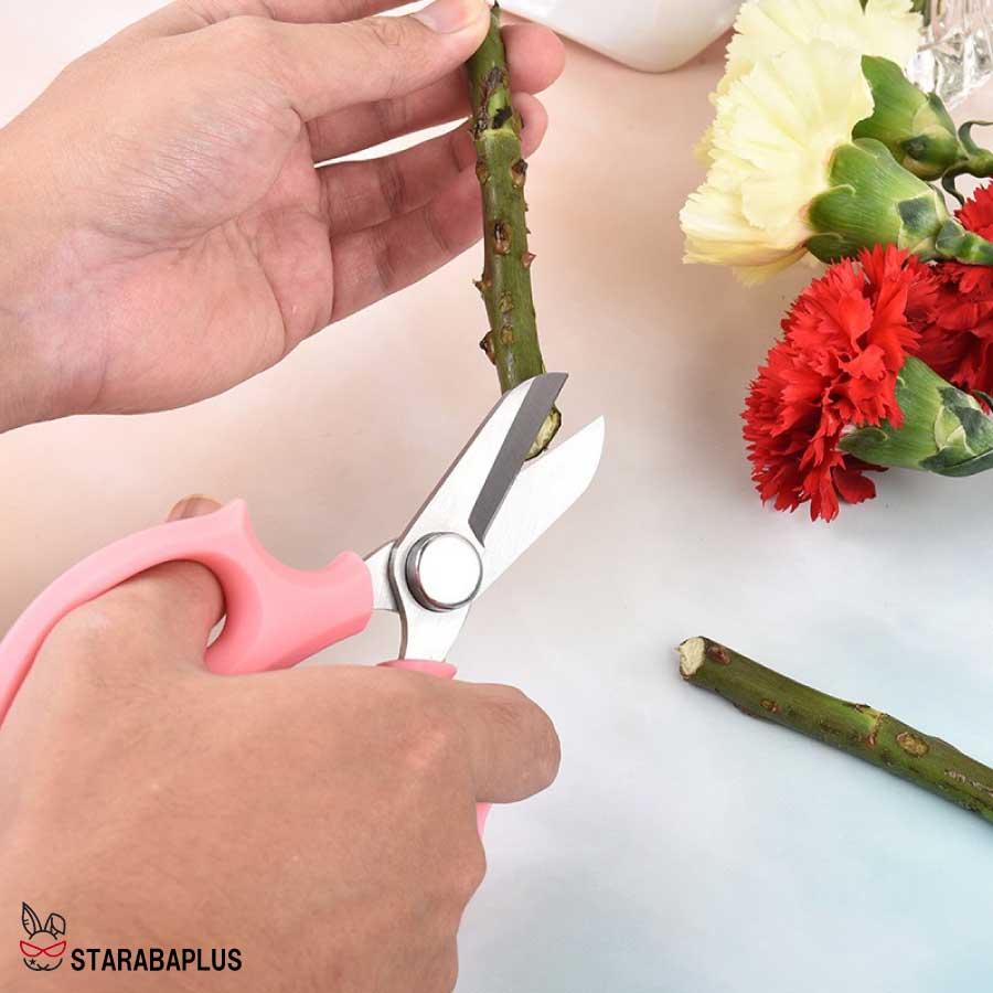 花切り花鋏 剪定ばさみ 園芸ハサミ 花 フラワーアレンジメント 農業摘み取り 家庭菜園 花盆栽 果物 野菜 メール便 送料無料 |  | 01