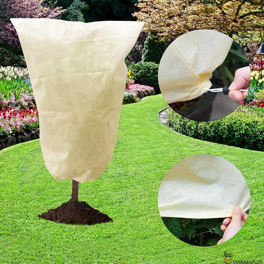 植物 保護カバー 防寒 植物保温 不織布 紐付き 通気性 防霜 防風 鉢植え 保護 冬用防寒対策 室内室外 園芸用品 害虫 鳥防止 園芸 家庭菜園 メール便 送料無料 |  | 05