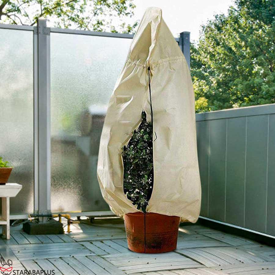 植物 保護カバー 防寒 植物保温 不織布 紐付き 通気性 防霜 防風 鉢植え 保護 冬用防寒対策 室内室外 園芸用品 害虫 鳥防止 園芸 家庭菜園 メール便 送料無料 |  | 08