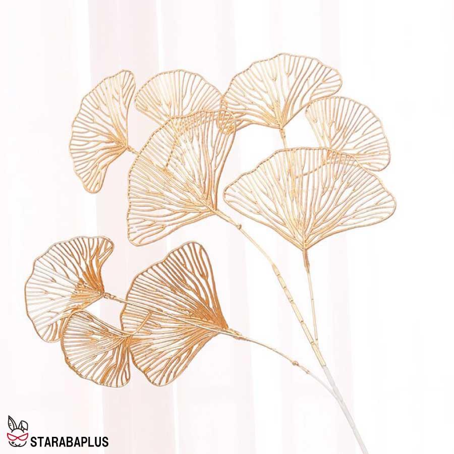 黄金 イチョウ葉 銀杏 装飾 造花 アートフラワー インテリア ディスプレイ ホテル 飲食店 クリスマス お正月 お祝い ギフト フェイクフラワー  送料無料 |  | 03