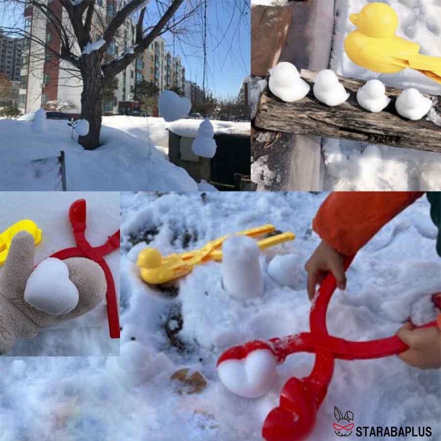 雪だま 雪合戦 外遊び ウィンタースポーツ スノーボール 雪はさみ 親子ゲーム  プラスチック ままごと ごっこ遊び 女の子 こどもの日 クリスマス  送料無料 |  | 04