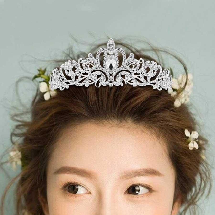 ヘアアクセサリー 王冠 ティアラ 撮影 パーティー 女の子 七五三 結婚式 成人式 誕生日会 髪飾り 誕生会 バースデー 飾り バースデイ 演出 送料無料 |  | 06