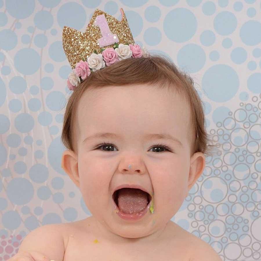 誕生日 王冠 1/2歳 1歳 2歳 3歳 誕生日 パーティー お姫様 キッズ 女の子 男の子 かわいい 髪飾り キラキラ コスプレ コスチューム 送料無料 |  | 06
