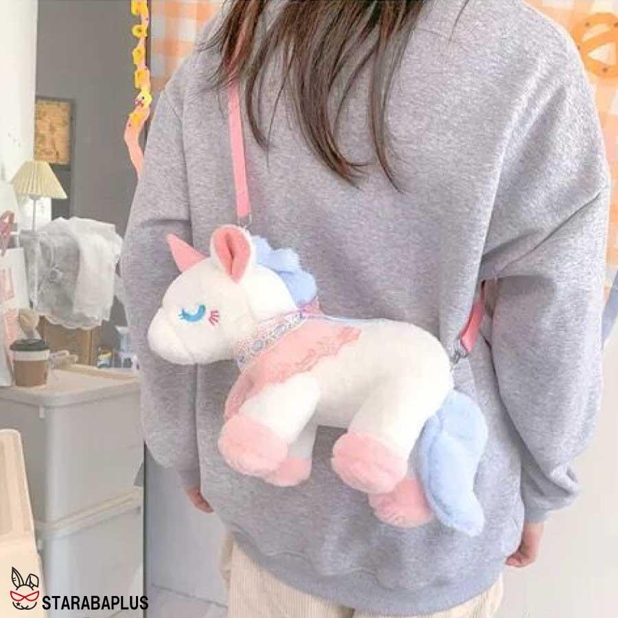 ユニコーン リュック ボディバッグ ぬいぐるみ かわいい 保育園 幼稚園 キッズ 誕生日 ギフト 子供 幼児 女の子 こどもの日 プレゼント 送料無料 |  | 01