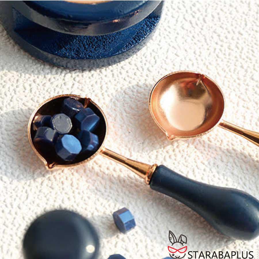 封蝋  シーリングワックス炉 スプーン セット 可愛い かわいい 模様 印 手紙用 デコレーション 手帳 道具 送料無料 |  | 01