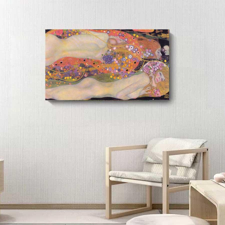 グスタフ クリムト 水蛇II 名画 70cm×40cm インテリア 装飾 オシャレ ホテル カフェ リビング ファブリック オシャレ アートパネル プレゼント 送料無料 |  | 02