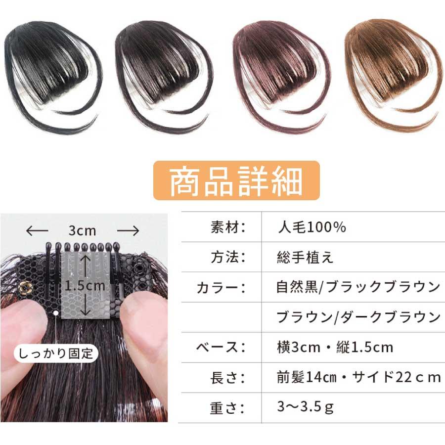 前髪ウィッグ 部分ウィッグ 4色 小顔効果 自然 軽量 ふんわり 透け感 ワンタッチ 人工毛 エクステ ポイントウィッグ 簡単装着 レディース コスプレ 普段使い |  | 05