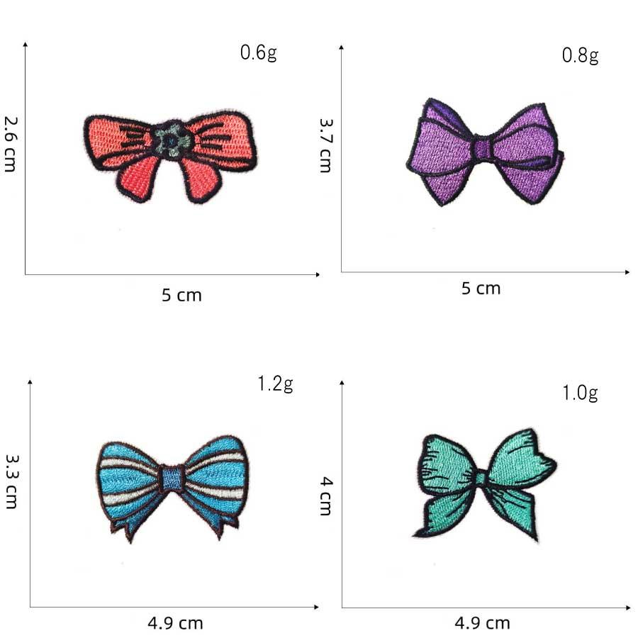 刺繍ワッペン リボン 20枚セット アイロン接着 アップリケ ワッペンセット かわいい 刺繍パッチ ハンドメイド 手芸 入園 入学 幼稚園 保育園 バッグ 服 リメイク |  | 02