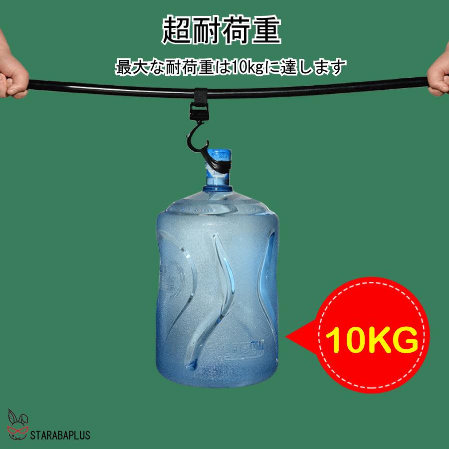 ベビーカーフック 360度回転 フック 便利グッズ 荷物フック マジックテープ式 耐荷重10kg ベビーカー バッグ 自転車 万能フック 黒 2個セット 送料無料 |  | 04