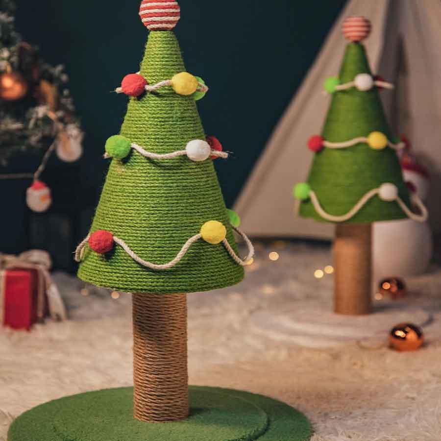 キャットタワー クリスマスツリー 猫のスクラッチボード 爪とぎ ストレス解消 インテリア かわいい おしゃれ 頑丈 長持ち 天然サイザル  送料無料 |  | 05