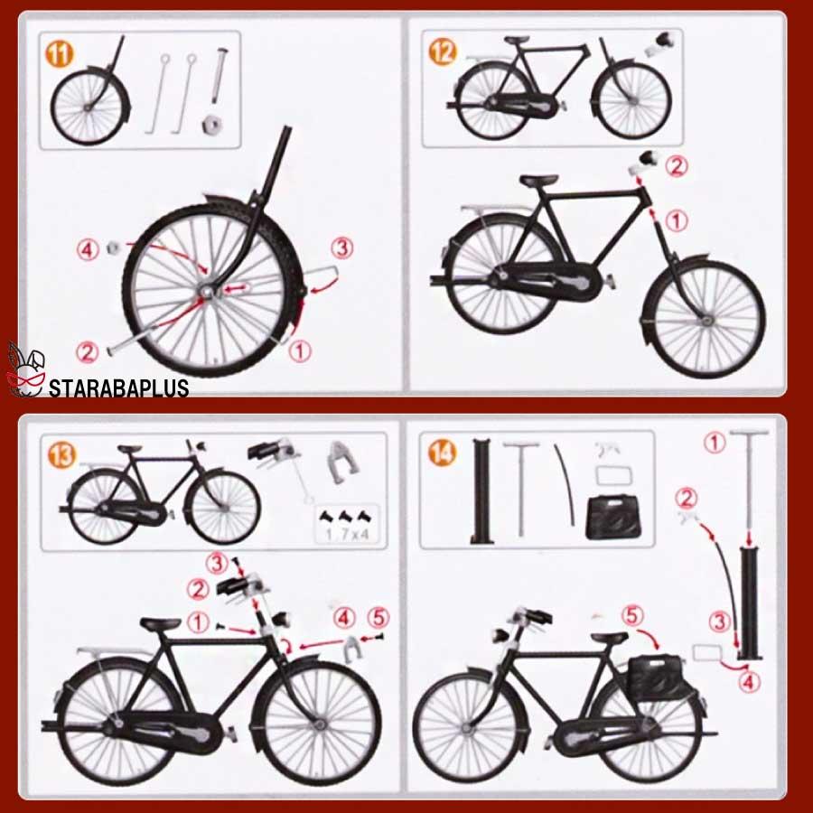 ミニDiy メタル自転車 模型 ミニチュア 小さな装飾品 コレクション キッズ クリスマス ギフト 置物 インテリアオーナメント送料無料 |  | 14